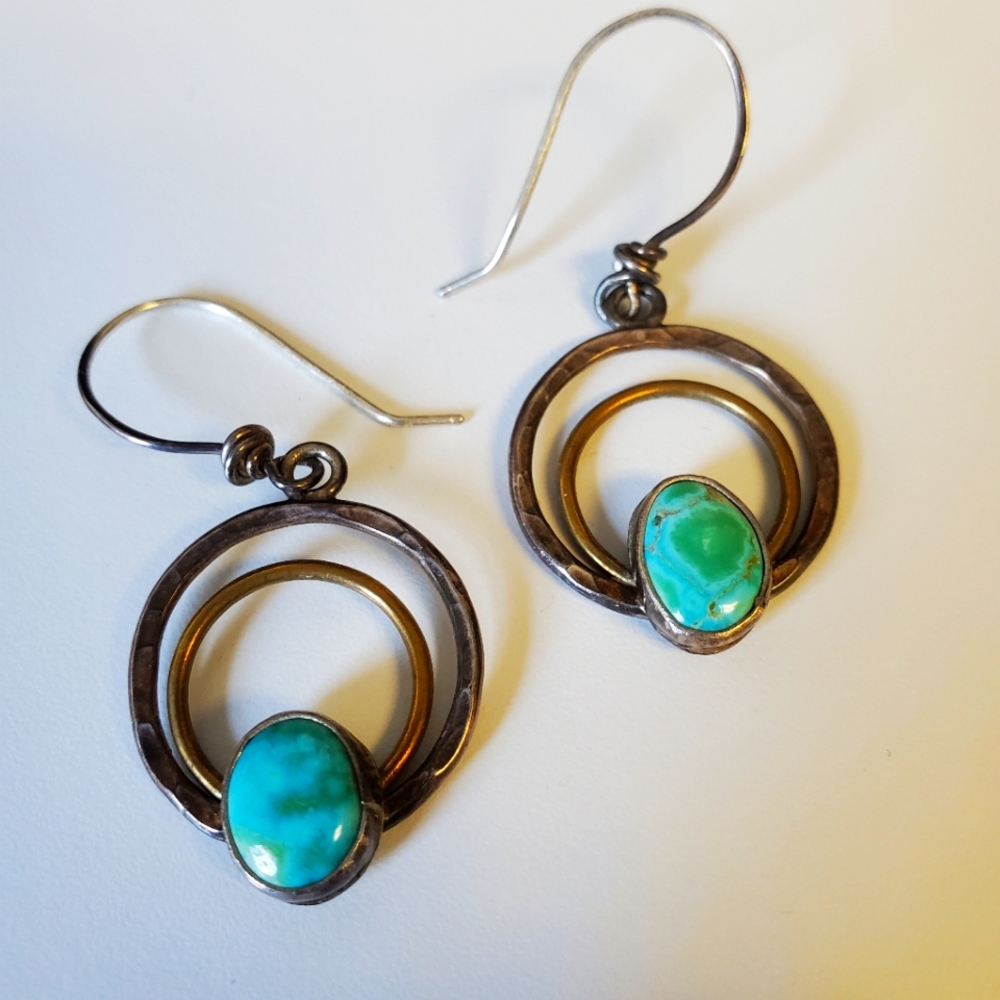 Turquoise Orb Earrings